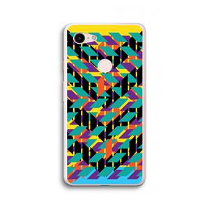 CaseCompany Skew Bee 1: Google Pixel 3 XL Transparant Hoesje