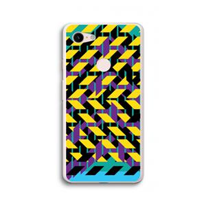 CaseCompany Skew Bee 3: Google Pixel 3 XL Transparant Hoesje