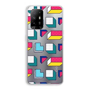 CaseCompany 8-bit N°7: Oppo A95 5G Transparant Hoesje