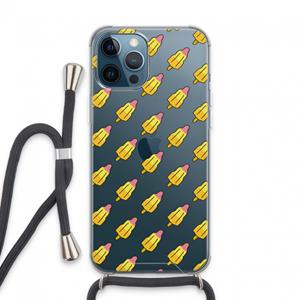 CaseCompany Waterijsjes: iPhone 13 Pro Max Transparant Hoesje met koord