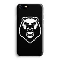 CaseCompany Angry Bear (black): Volledig Geprint iPhone 7 Hoesje