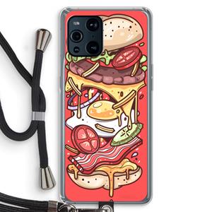 CaseCompany Diet Coke Please: Oppo Find X3 Transparant Hoesje met koord