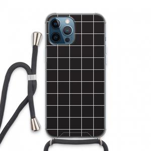 CaseCompany Rooster 2: iPhone 13 Pro Max Transparant Hoesje met koord