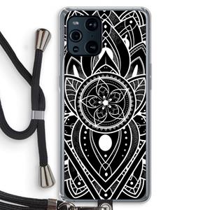 CaseCompany It's Complicated: Oppo Find X3 Transparant Hoesje met koord