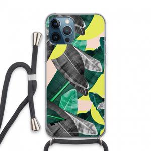 CaseCompany Fantasie jungle: iPhone 13 Pro Max Transparant Hoesje met koord