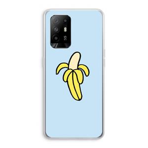 CaseCompany Banana: Oppo A95 5G Transparant Hoesje