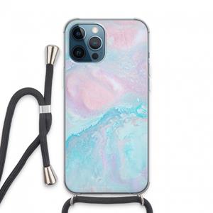 CaseCompany Fantasie pastel: iPhone 13 Pro Max Transparant Hoesje met koord