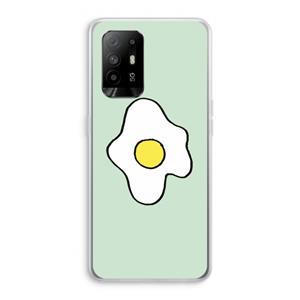 CaseCompany Spiegelei: Oppo A95 5G Transparant Hoesje