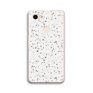 CaseCompany Terrazzo N°14: Google Pixel 3 XL Transparant Hoesje