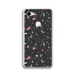 CaseCompany Terrazzo N°16: Google Pixel 3 XL Transparant Hoesje