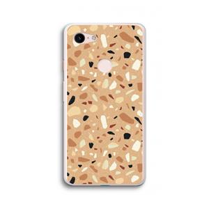 CaseCompany Terrazzo N°17: Google Pixel 3 XL Transparant Hoesje