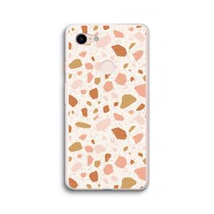 CaseCompany Terrazzo N°18: Google Pixel 3 XL Transparant Hoesje