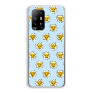 CaseCompany Leeuwenkoppen: Oppo A95 5G Transparant Hoesje