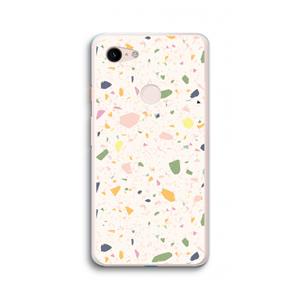 CaseCompany Terrazzo N°21: Google Pixel 3 XL Transparant Hoesje