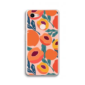 CaseCompany Perzik: Google Pixel 3 XL Transparant Hoesje