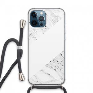 CaseCompany Biggest stripe: iPhone 13 Pro Max Transparant Hoesje met koord