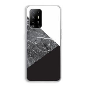 CaseCompany Combinatie marmer: Oppo A95 5G Transparant Hoesje