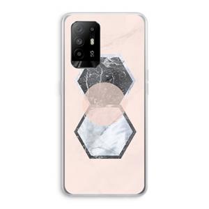 CaseCompany Creatieve toets: Oppo A95 5G Transparant Hoesje