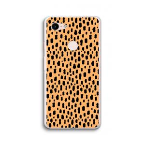 CaseCompany Panter: Google Pixel 3 XL Transparant Hoesje