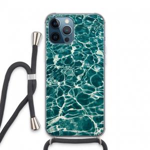 CaseCompany Weerkaatsing water: iPhone 13 Pro Max Transparant Hoesje met koord