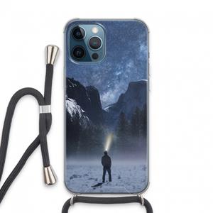 CaseCompany Wanderlust: iPhone 13 Pro Max Transparant Hoesje met koord