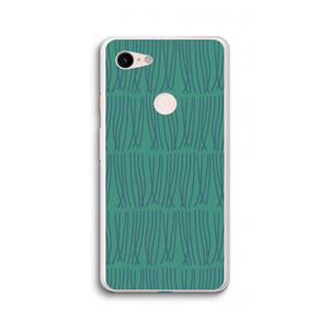 CaseCompany Swirls: Google Pixel 3 XL Transparant Hoesje