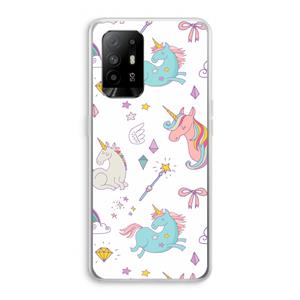 CaseCompany Fantasiewereld: Oppo A95 5G Transparant Hoesje