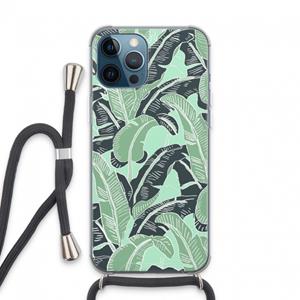CaseCompany This Sh*t Is Bananas: iPhone 13 Pro Max Transparant Hoesje met koord