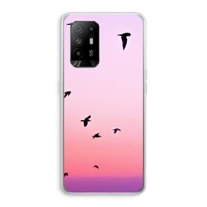 CaseCompany Fly away: Oppo A95 5G Transparant Hoesje