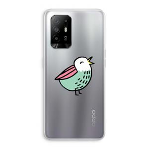 CaseCompany Birdy: Oppo A95 5G Transparant Hoesje