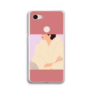 CaseCompany Cosy: Google Pixel 3 XL Transparant Hoesje