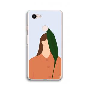 CaseCompany Leaf: Google Pixel 3 XL Transparant Hoesje
