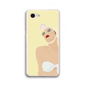 CaseCompany Summer: Google Pixel 3 XL Transparant Hoesje
