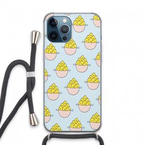 CaseCompany Citroenen: iPhone 13 Pro Max Transparant Hoesje met koord