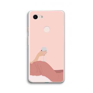 CaseCompany Wine: Google Pixel 3 XL Transparant Hoesje