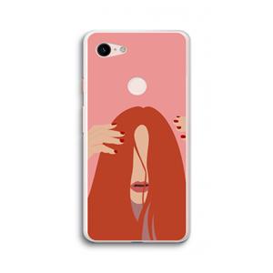 CaseCompany Woke up like this: Google Pixel 3 XL Transparant Hoesje
