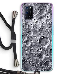 CaseCompany Maanlandschap: Oppo A92 Transparant Hoesje met koord