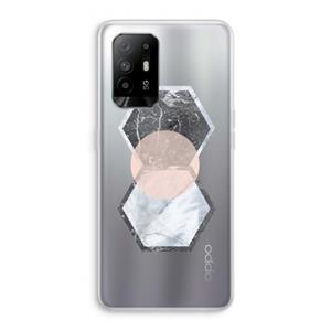 CaseCompany Creatieve toets: Oppo A95 5G Transparant Hoesje