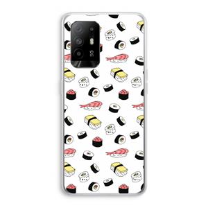 CaseCompany Sushi time: Oppo A95 5G Transparant Hoesje