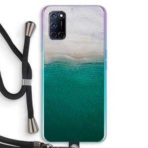 CaseCompany Stranded: Oppo A92 Transparant Hoesje met koord