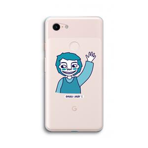 CaseCompany Zwaai: Google Pixel 3 XL Transparant Hoesje