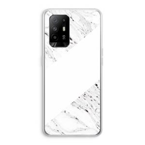 CaseCompany Biggest stripe: Oppo A95 5G Transparant Hoesje