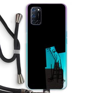 CaseCompany Musketon Painter: Oppo A92 Transparant Hoesje met koord