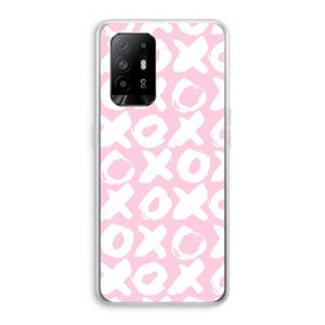 CaseCompany XOXO: Oppo A95 5G Transparant Hoesje