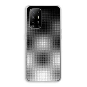 CaseCompany Musketon Halftone: Oppo A95 5G Transparant Hoesje