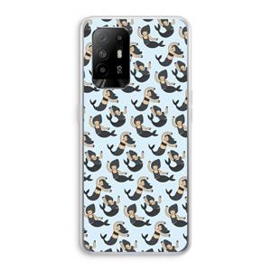 CaseCompany Zeemeermin: Oppo A95 5G Transparant Hoesje