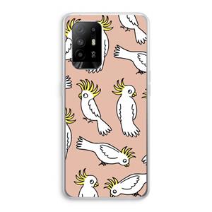 CaseCompany Papegaai: Oppo A95 5G Transparant Hoesje