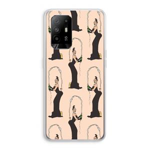 CaseCompany Pop Some Kim: Oppo A95 5G Transparant Hoesje