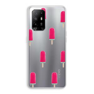 CaseCompany Waterijsje: Oppo A95 5G Transparant Hoesje