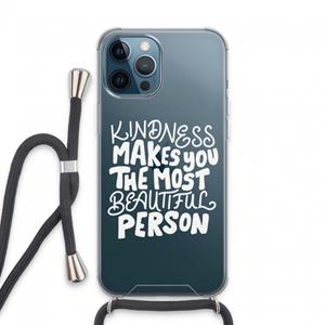 CaseCompany The prettiest: iPhone 13 Pro Max Transparant Hoesje met koord
